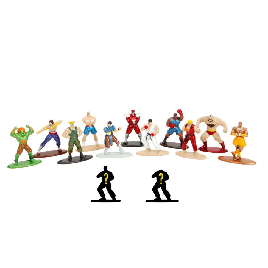 Street Fighter - 1.65″ Nano Metalfigs Blind Bag (Display of 24)