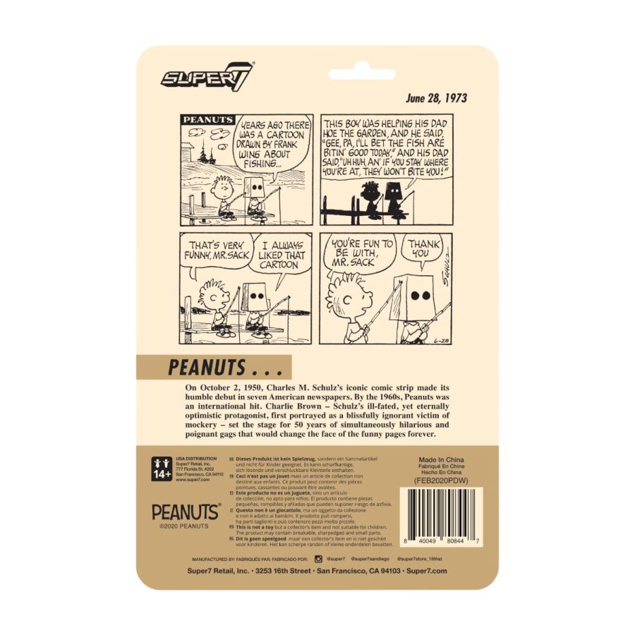 Peanuts - Mr. Sack ReAction 3.75″ Action Figure