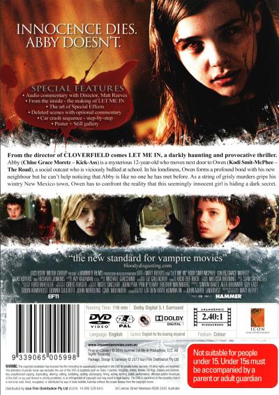 Let Me In DVD