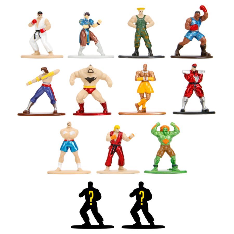Street Fighter - 1.65″ Nano Metalfigs Blind Bag (Display of 24)