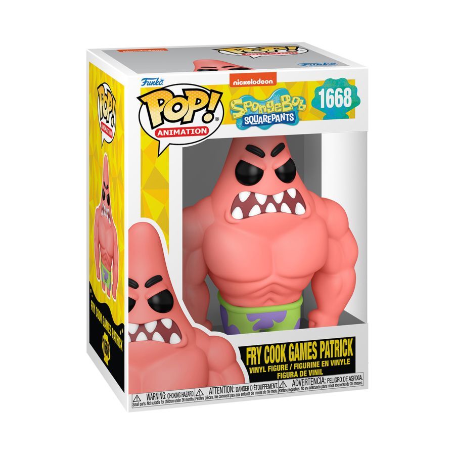 Spongebob: 25th Anniversary - Fry Cook Games Patrick (Pop! Vinyl)