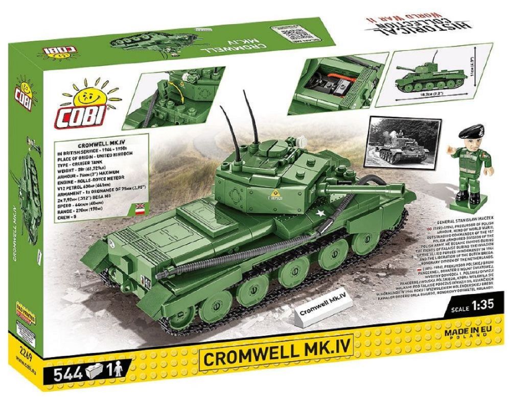 World War 2 - Cromwell Mk.IV “Hela” Construction Brick Set (544 Pieces)