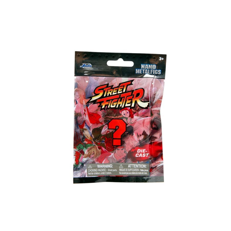 Street Fighter - 1.65″ Nano Metalfigs Blind Bag (Display of 24)