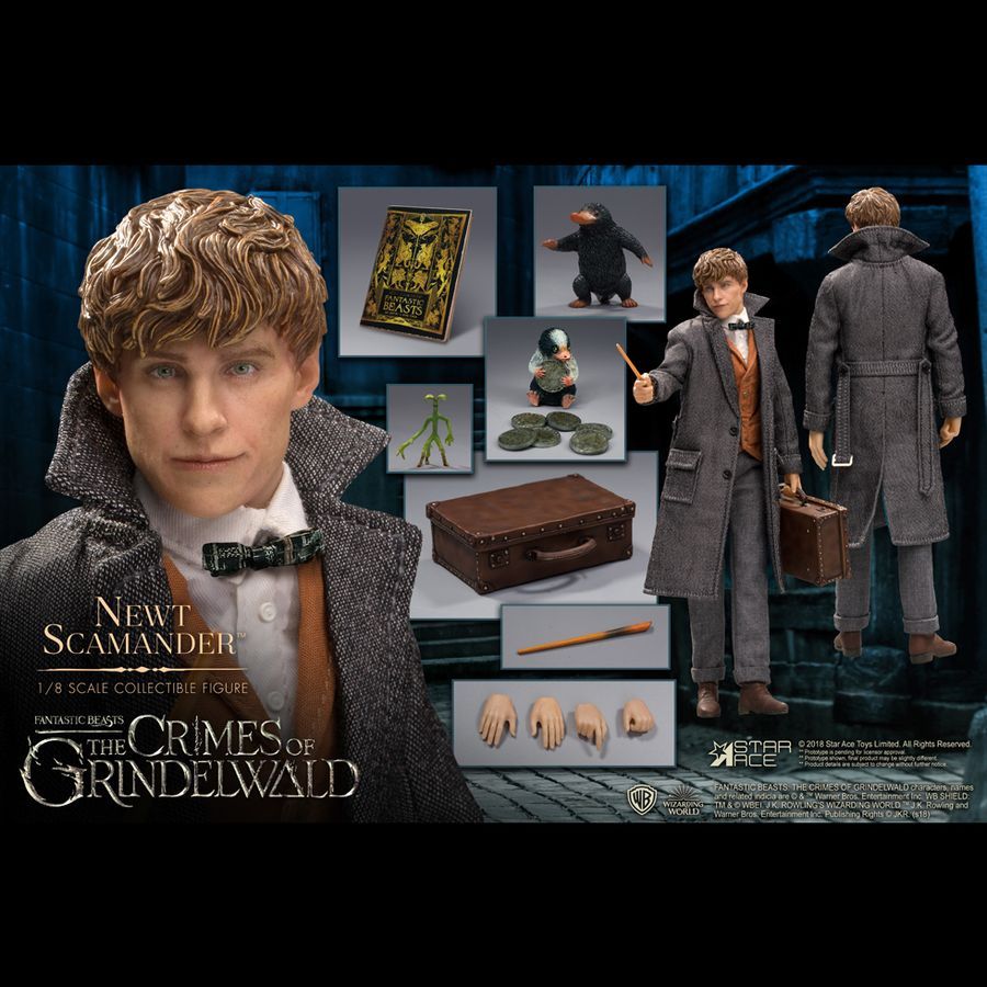 Fantastic Beasts 2: The Crimes of Grindelwald - Newt Scamander 1:8 Scale Action Figure