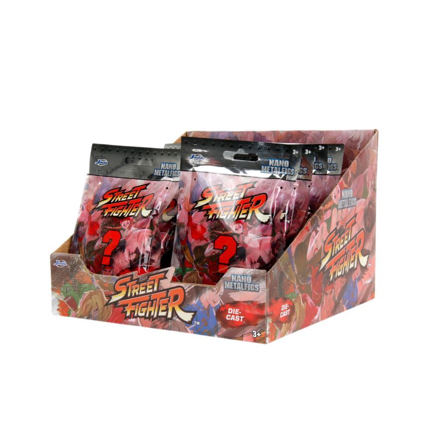 Street Fighter - 1.65″ Nano Metalfigs Blind Bag (Display of 24)