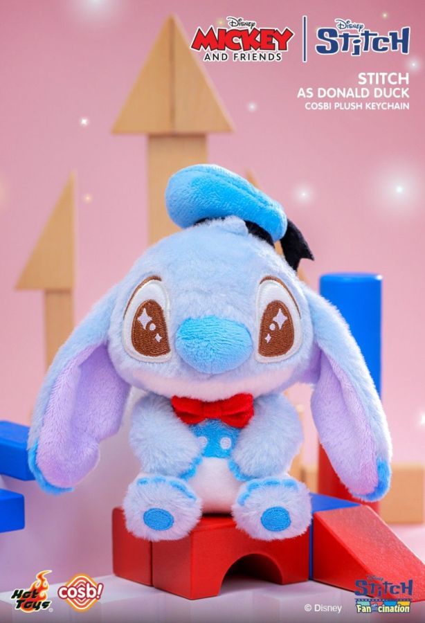 Lilo & Stitch - Stitch as Mickey & Friend – Cosbi Plush Keychain Collection (Display of 6)