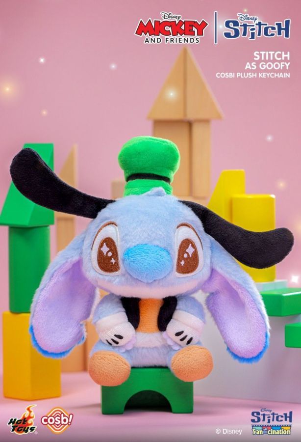 Lilo & Stitch - Stitch as Mickey & Friend – Cosbi Plush Keychain Collection (Display of 6)