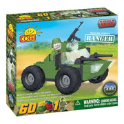 Small Army - Ranger Military Vehicle Construction Set (60 Piece Kit)