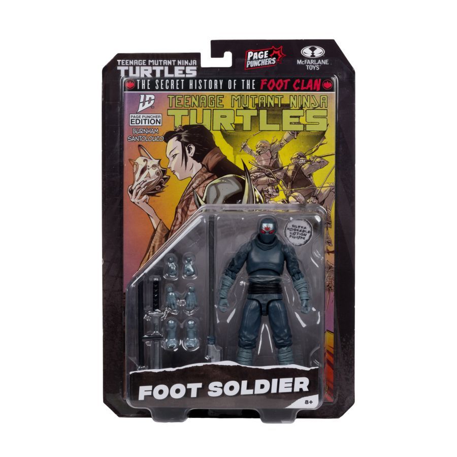 Teenage Mutant Ninja Turtles - Foot Soldier Page Punchers 5″ Figure with Comic