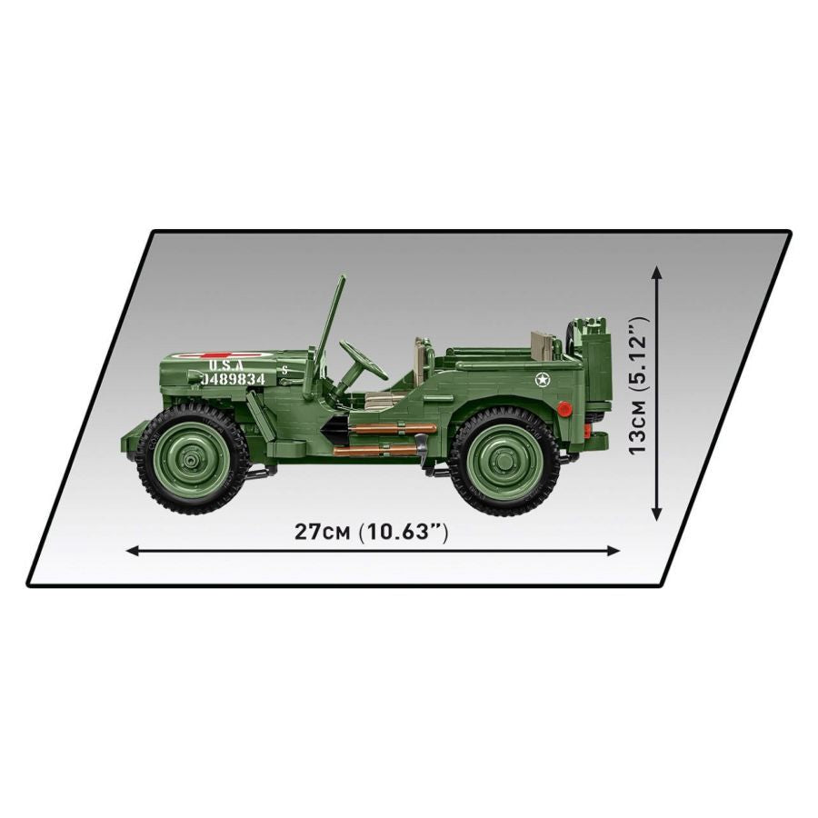 World War 2 - Willys Medical MB Construction Brick Set (1131 Pieces)