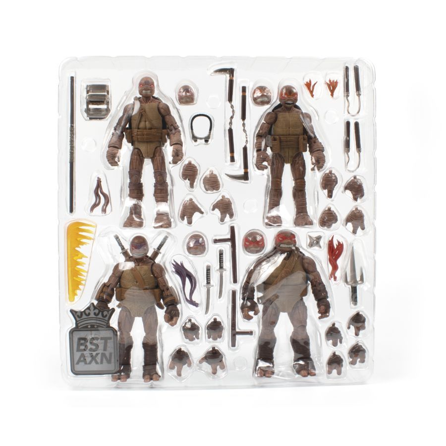 Teenage Mutant Ninja Turtles (Comics) - Zombie Turtles 5″ BST AXN Action Figures 4-Pack (Wave 1)