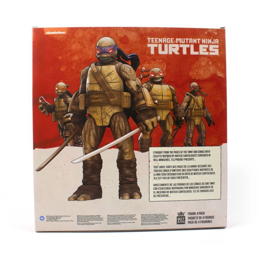 Teenage Mutant Ninja Turtles (Comics) - Zombie Turtles 5″ BST AXN Action Figures 4-Pack (Wave 1)