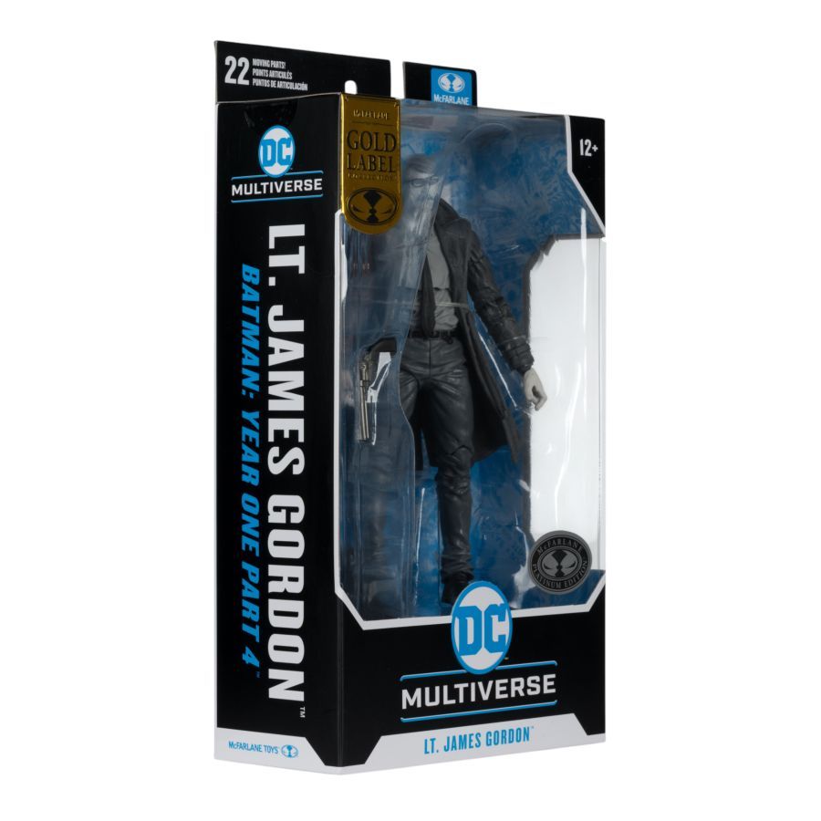 DC Multiverse - Lieutenant James Gordon “Batman: Year One” Gold Label 7″ Figure