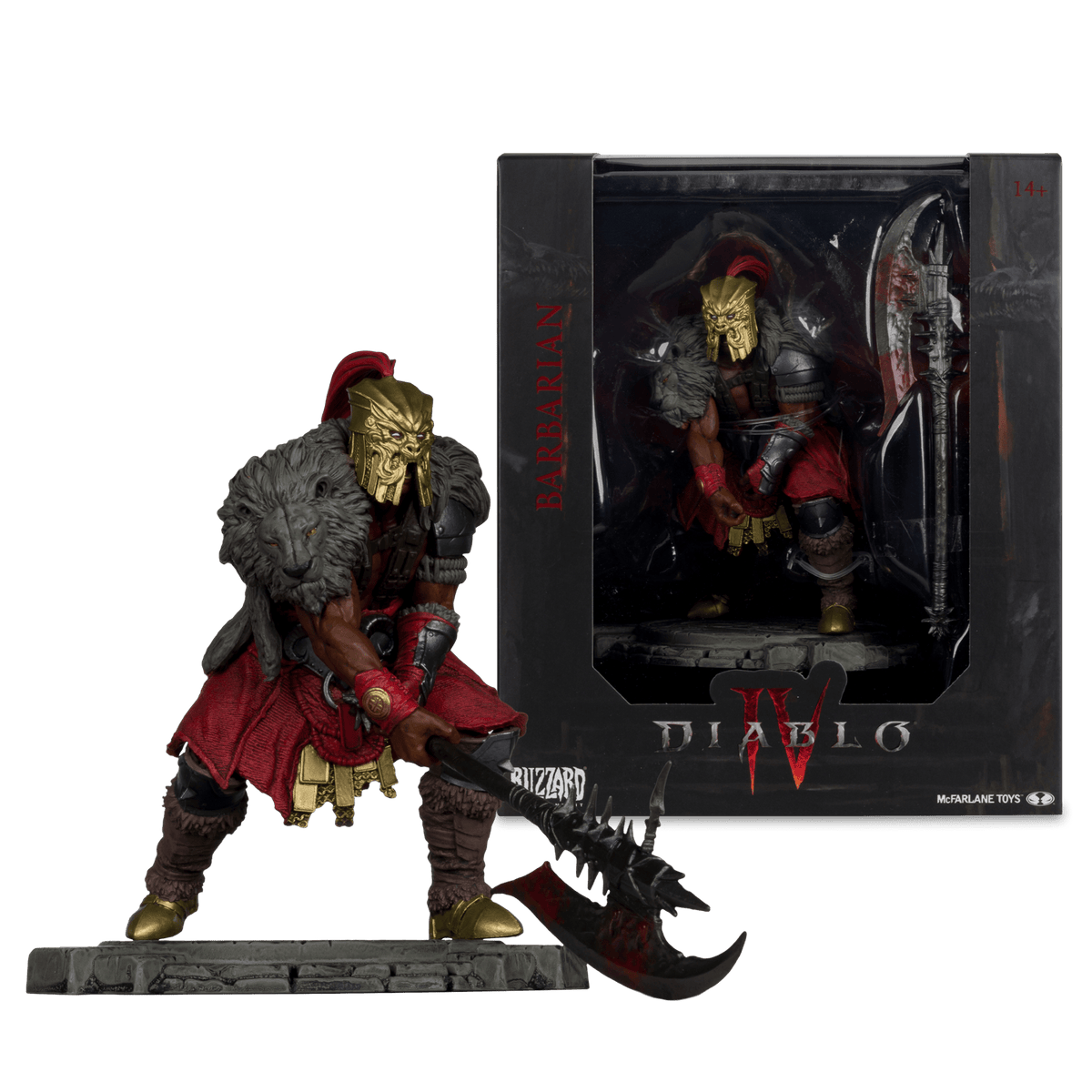 Diablo IV - Barbarian #2 6″ Posed Figure