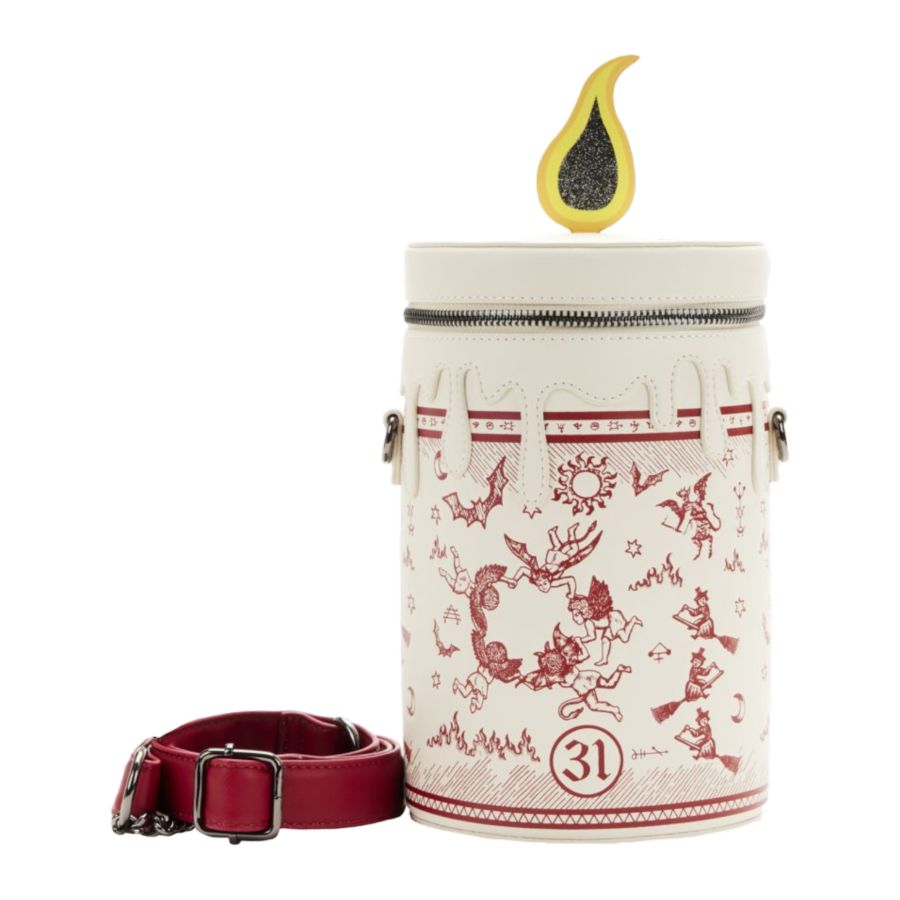 Hocus Pocus - Black Flame Candle Glow Crossbody Bag
