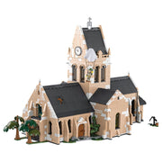 World War 2 - Sainte-Mere-Eglis Church Construction Brick Set (2280 Pieces)