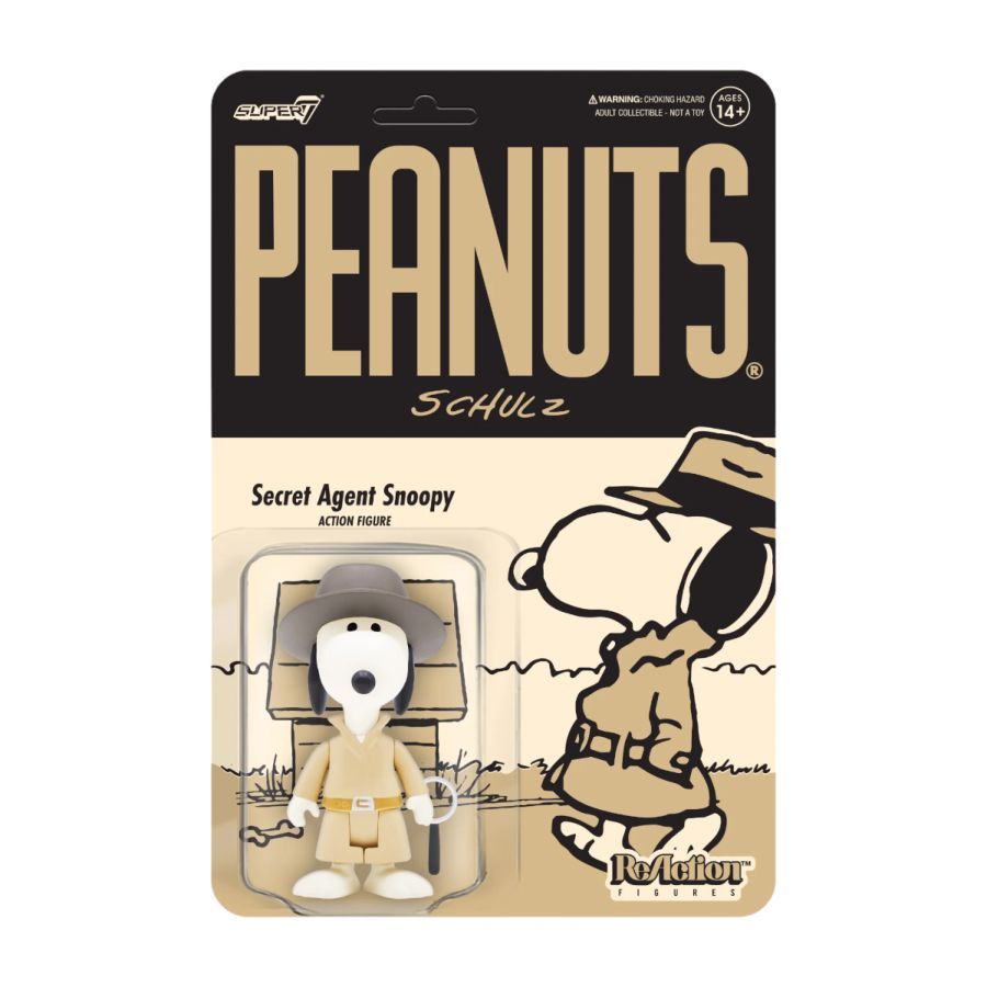 Peanuts - Secret Agent Snoopy ReAction 3.75″ Action Figure