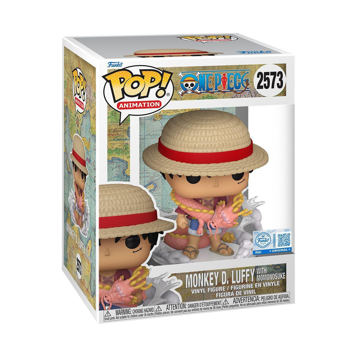 One Piece - Luffy with Momonosuke Exclusive (Pop! Premium)