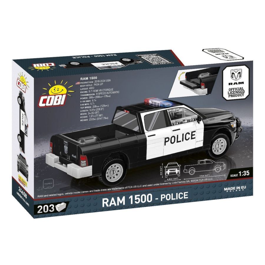 Dodge - RAM 1500 Police Pickup Truck (203 Pcs)