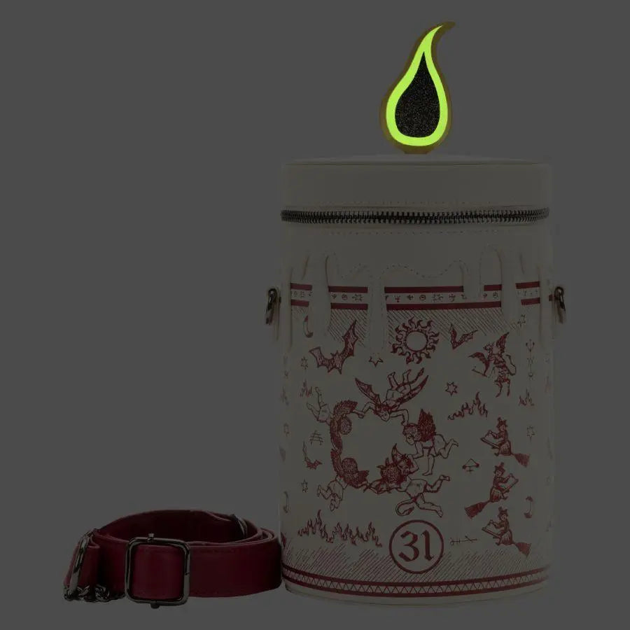 Hocus Pocus - Black Flame Candle Glow Crossbody Bag