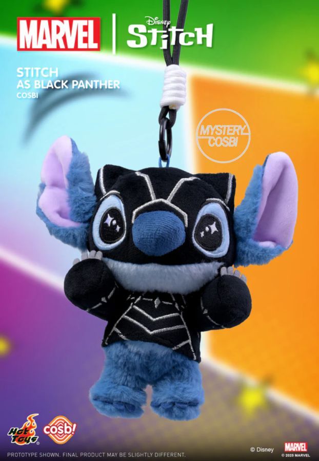 Lilo & Stitch - Stitch Marvel Cosplay Cosbi Plush Keychain Collection (Display of 6)