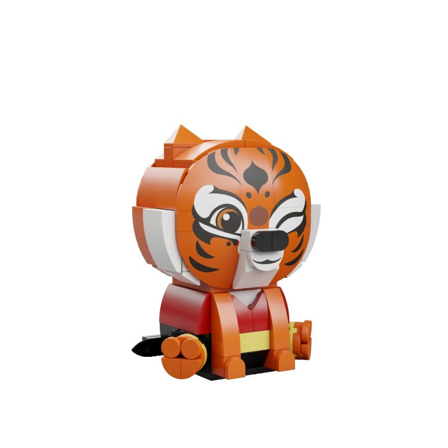 Kung Fu Panda - Tigress Sitting Baby Series Buildable Figure (138 Piece Kit)