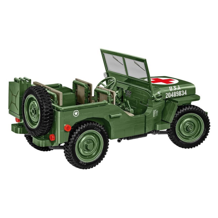 World War 2 - Willys Medical MB Construction Brick Set (1131 Pieces)