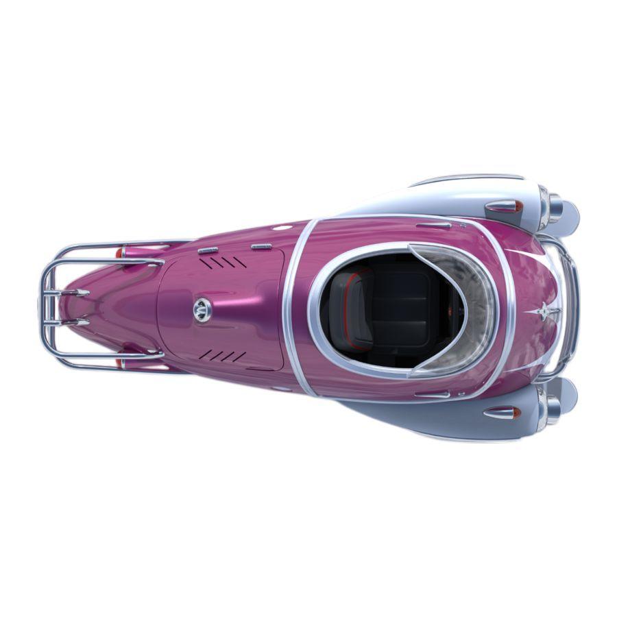 Fallout - Hot Pink Snowtrack Fusion Flea 1:18 Scale Diecast Vehicle