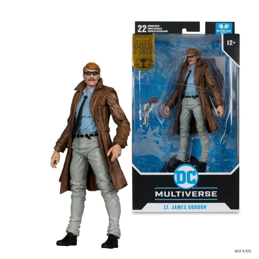 DC Multiverse - Lieutenant James Gordon “Batman: Year One” Gold Label 7″ Figure