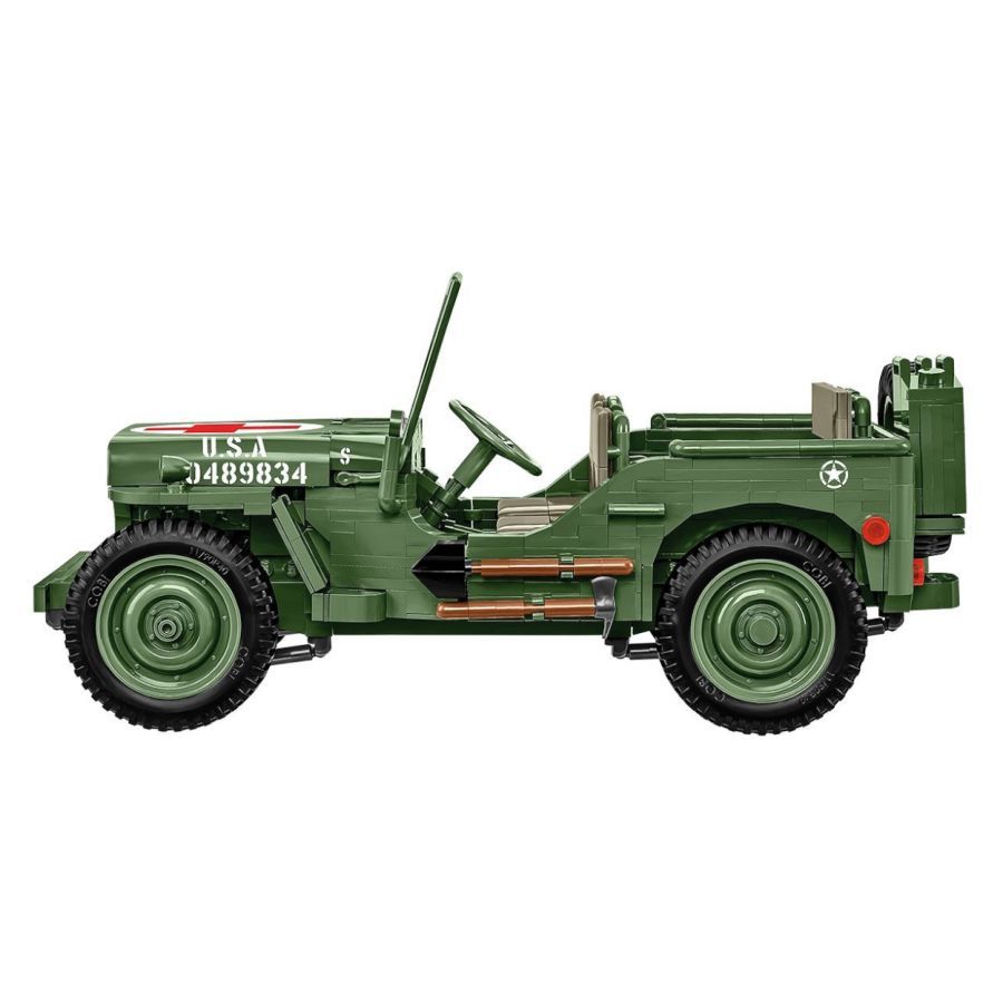 World War 2 - Willys Medical MB Construction Brick Set (1131 Pieces)