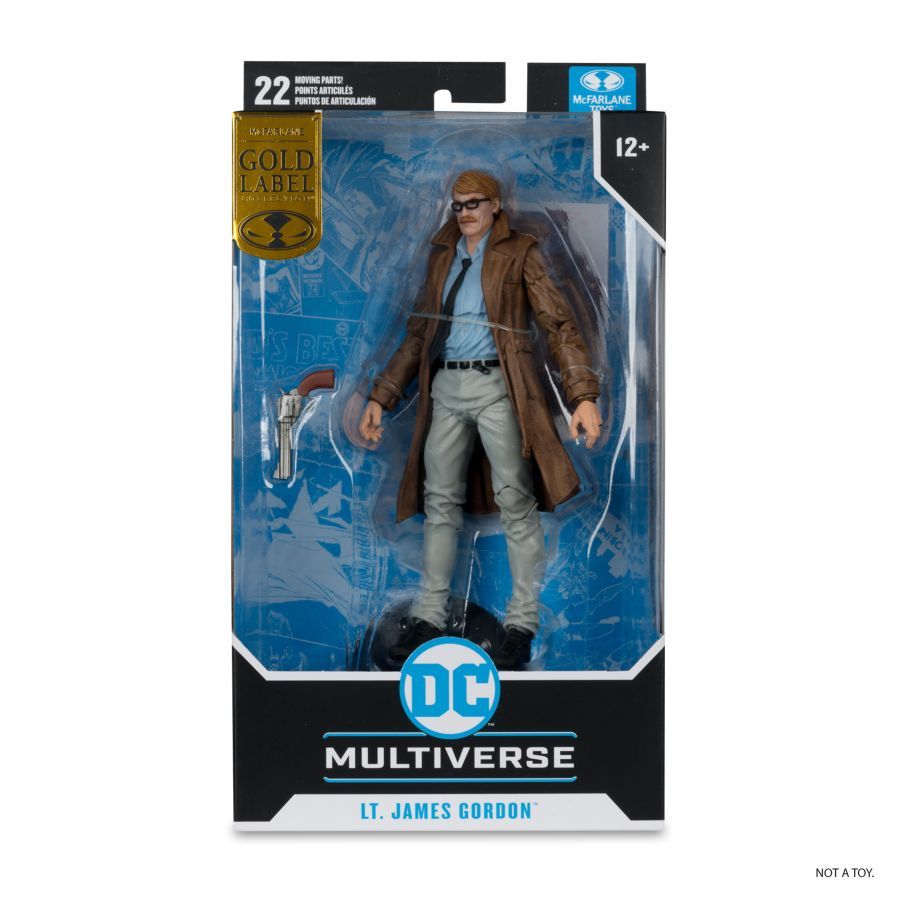 DC Multiverse - Lieutenant James Gordon “Batman: Year One” Gold Label 7″ Figure