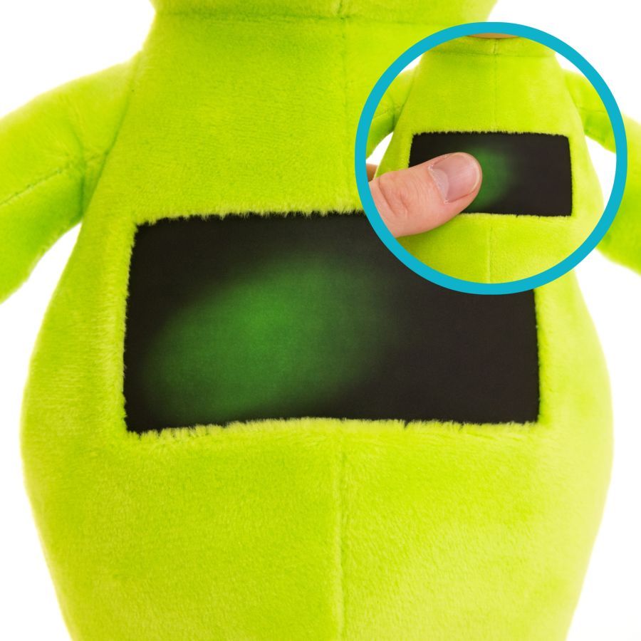 Teletubbies - Dipsy 8” Plush with Interactive Color Changing Belly Patch