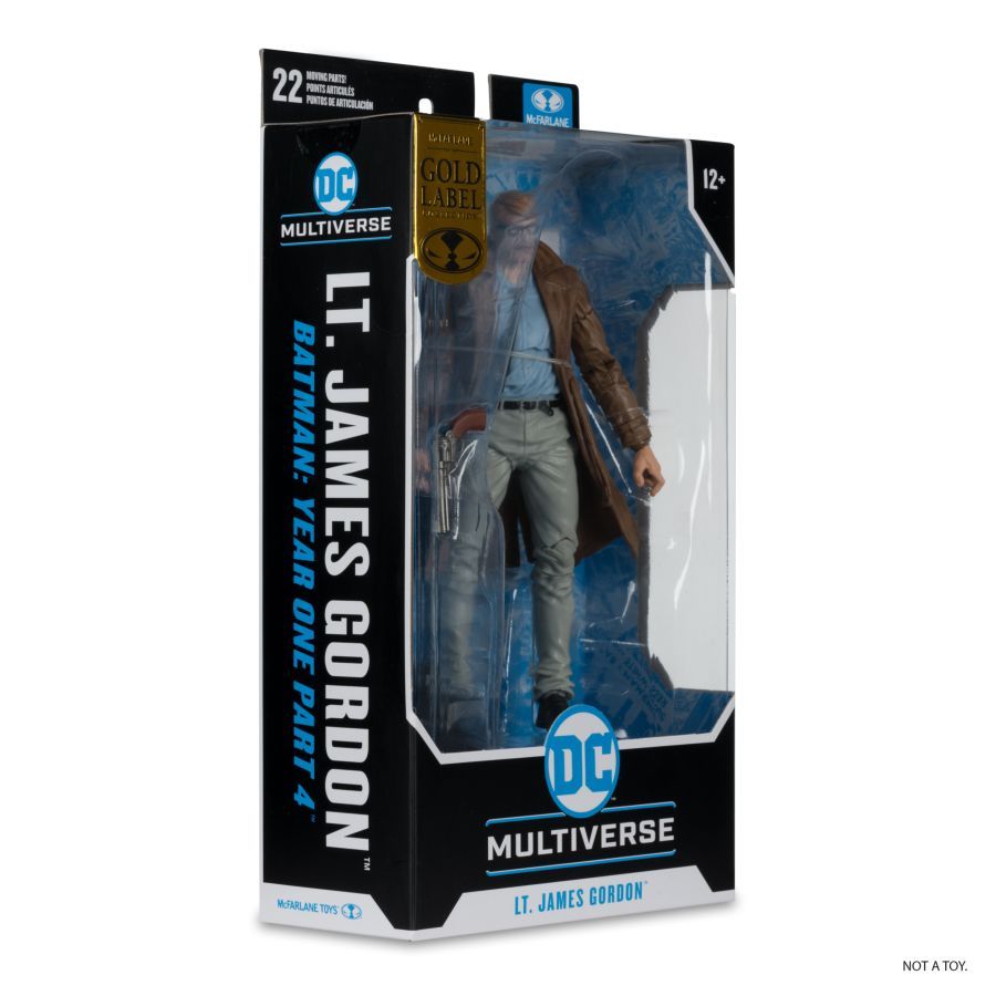 DC Multiverse - Lieutenant James Gordon “Batman: Year One” Gold Label 7″ Figure