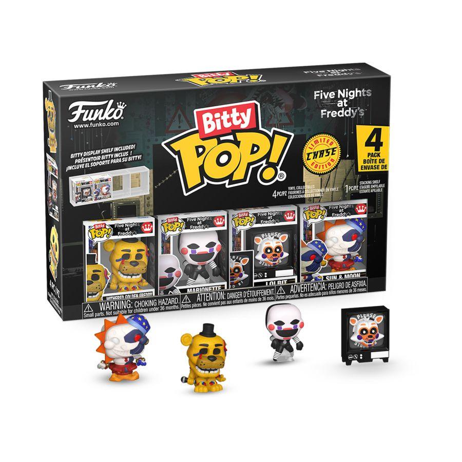 Five Nights At Freddy’s - Withered Golden Freddy Bitty 4-Pack (Pop! Vinyl)