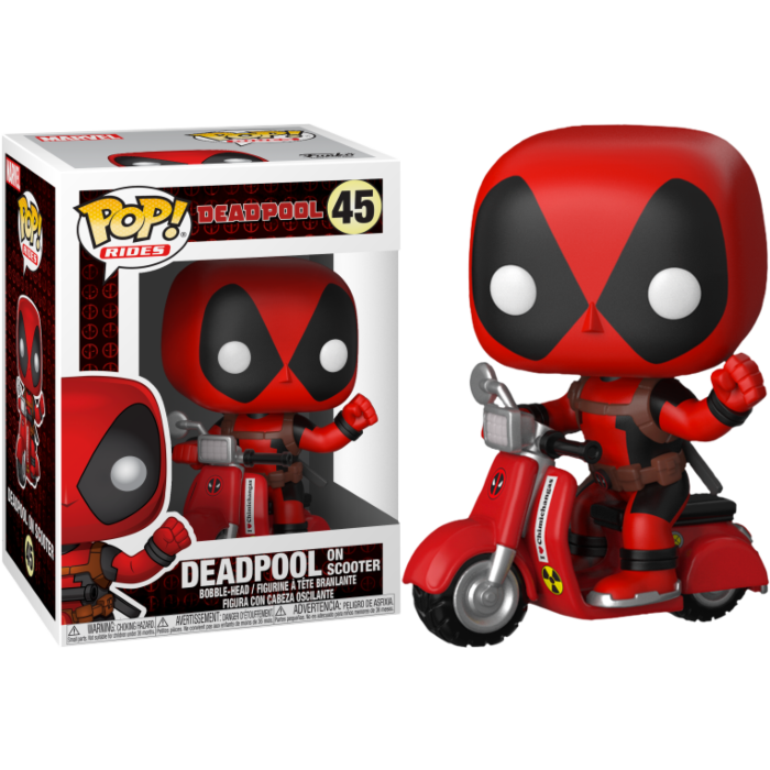 Deadpool Comics - Deadpool With Scooter Pop! Ride (Pop! Vinyl)