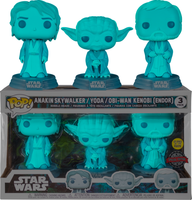 Star Wars: Across the Galaxy - Force Ghost Glow 3 Pack (Pop! Vinyl)