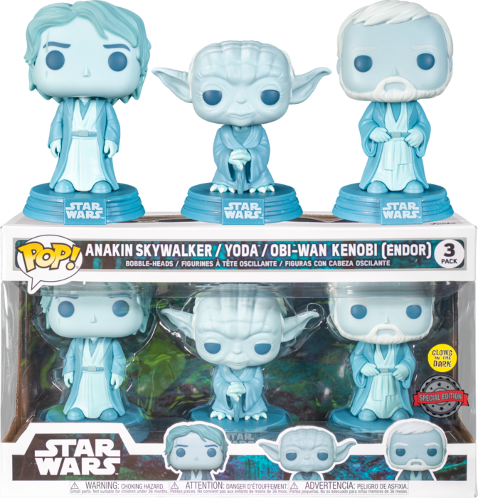Star Wars: Across the Galaxy - Force Ghost Glow 3 Pack (Pop! Vinyl)