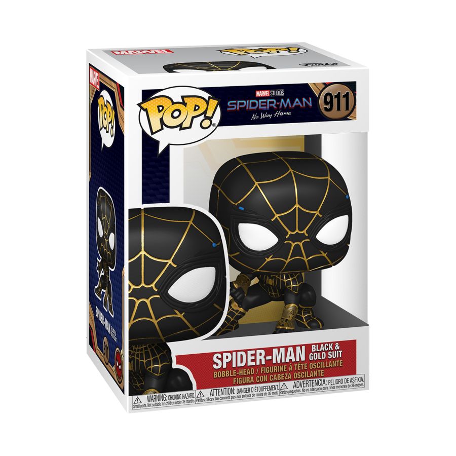 Spider-Man: No Way Home - SpiderMan Black & Gold (Pop! Vinyl)