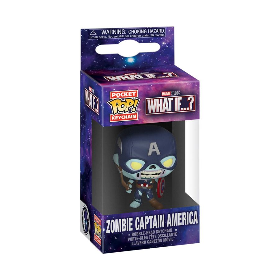 What If - Zombie Captain America (Pop! Vinyl Keychain)