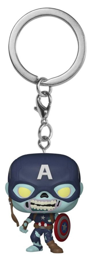 What If - Zombie Captain America (Pop! Vinyl Keychain)