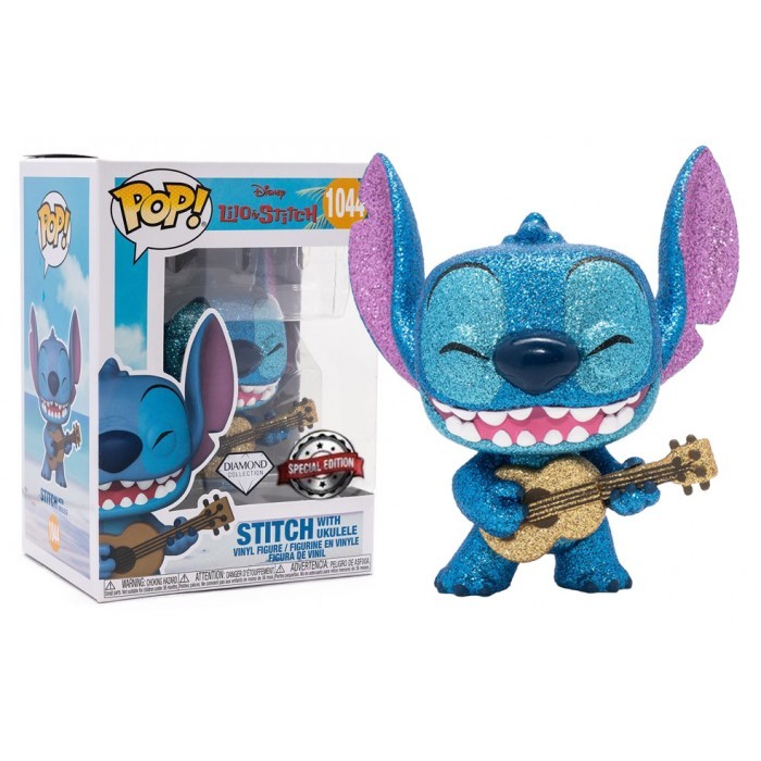 Lilo And Stitch - Stitch With Ukulele Diamond Glitter (Pop! Vinyl)