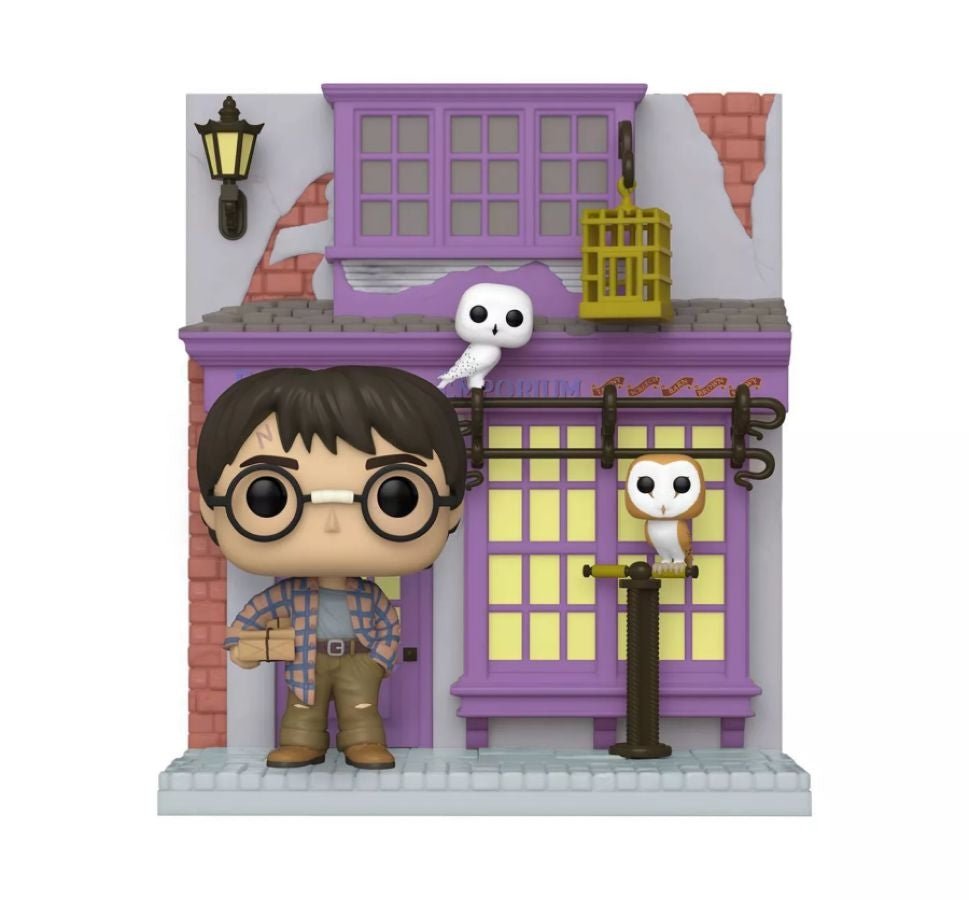 Harry Potter - Madam Malkins Owl Emporium With Harry Diagon Alley Deluxe (Pop! Vinyl)