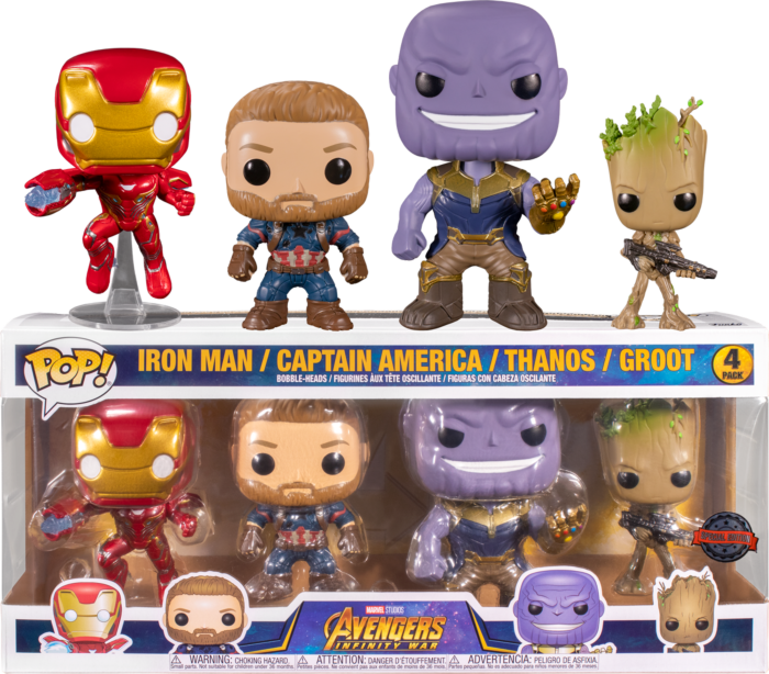 Avengers 3: Infinity War 4-Pack (Pop! Vinyl)