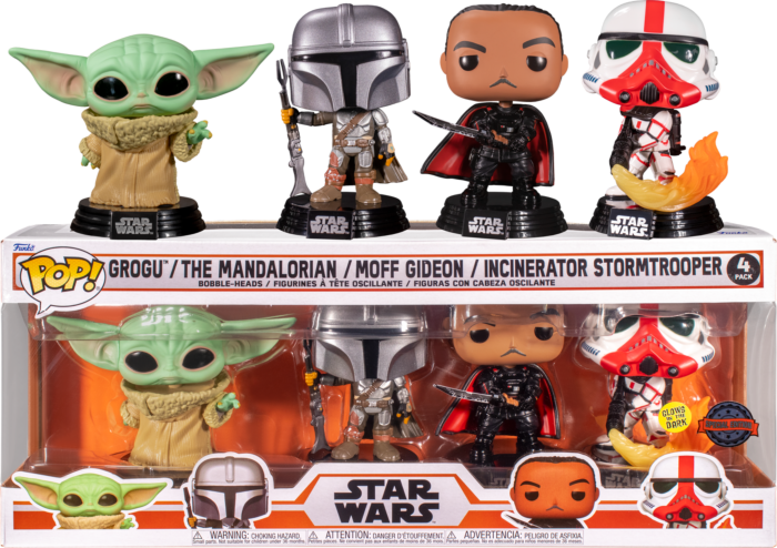 Star Wars: The Mandalorian 4-Pack (Pop! Vinyl)
