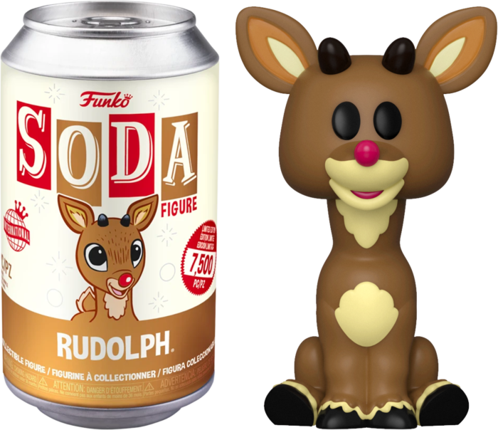 Rudolph The Red-Nosed Reindeer - Rudolph Vinyl Soda (Pop! Vinyl)