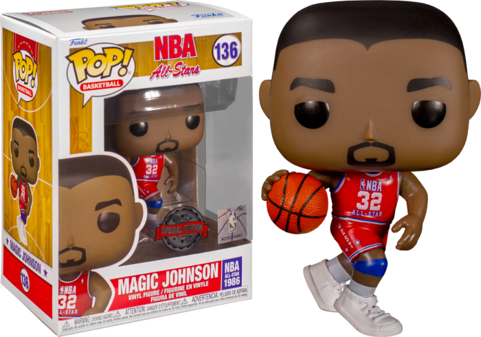 NBA Legends - Magic Johnson Red All Star (Pop! Vinyl)