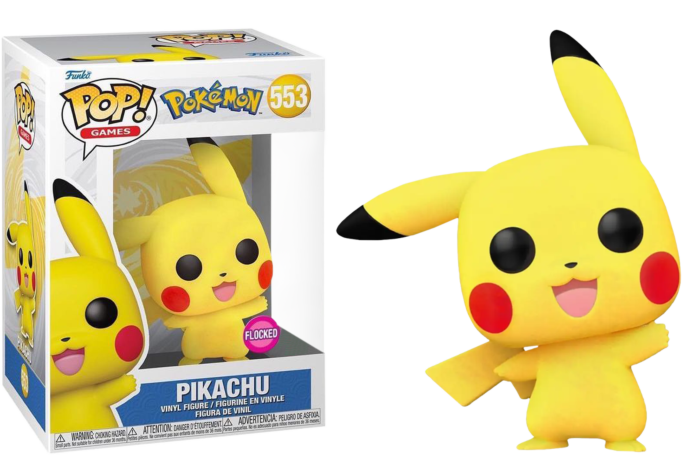 Pokemon - Pikachu Waving Flocked (Pop! Vinyl)
