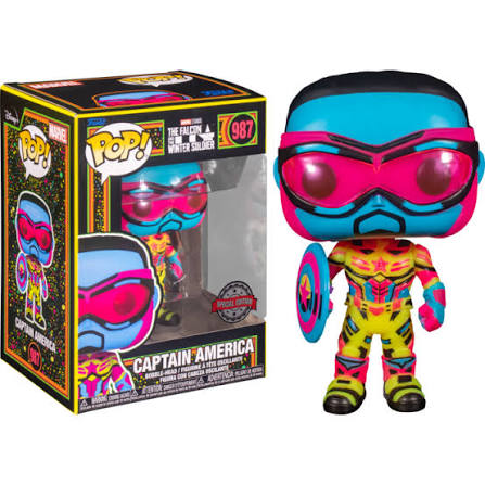 Falcon Winter Soldier - Cap America Black Light (Pop! Vinyl)