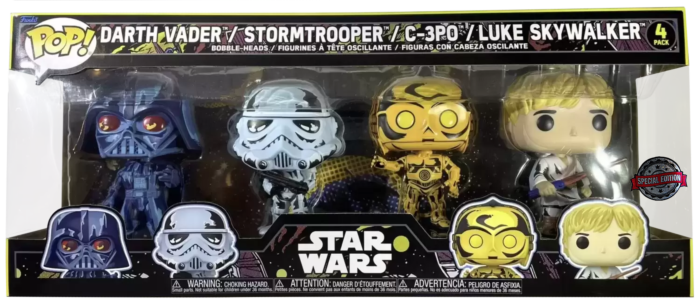Star Wars - Retro Series 4-Pack (Pop! Vinyl)