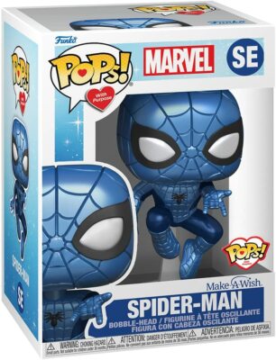 Marvel Comics - Spider-Man Metallic Make-A-Wish With Purpose (Pop! Vinyl)